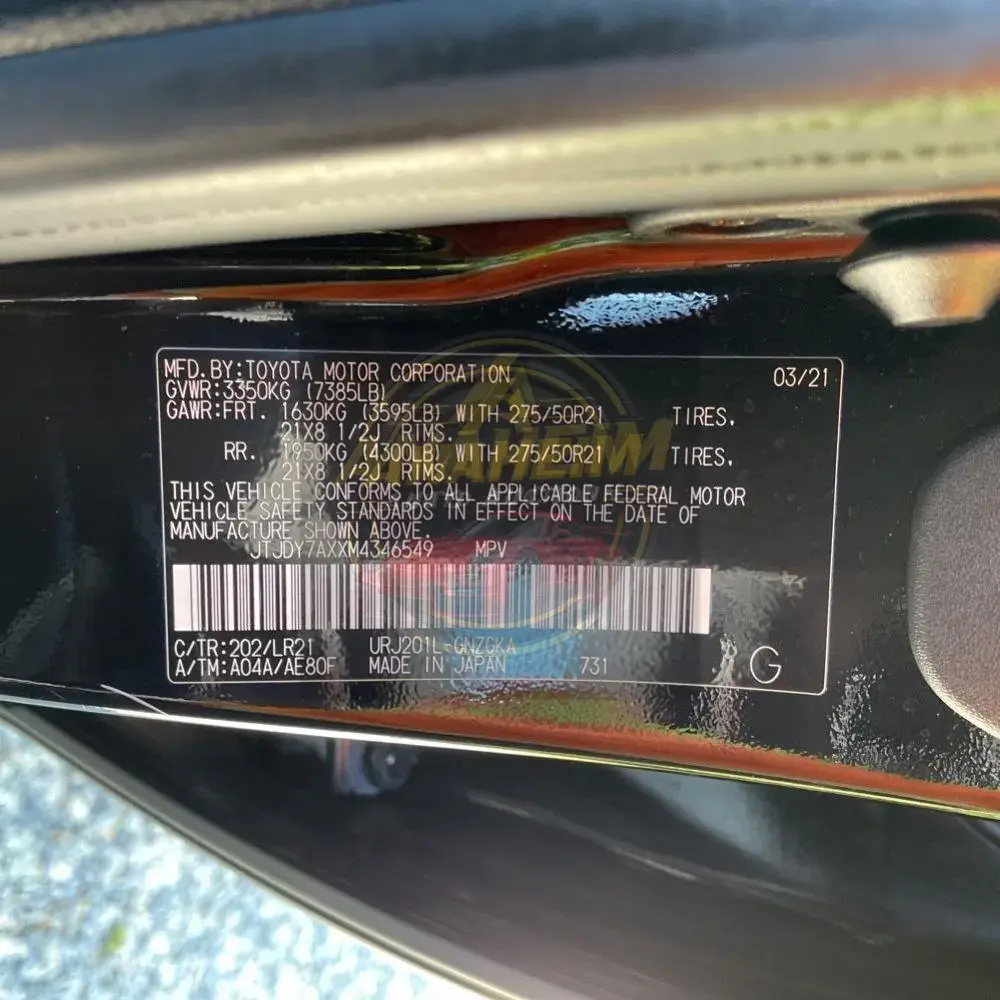 2021 Lexus LX 570 Three-Row