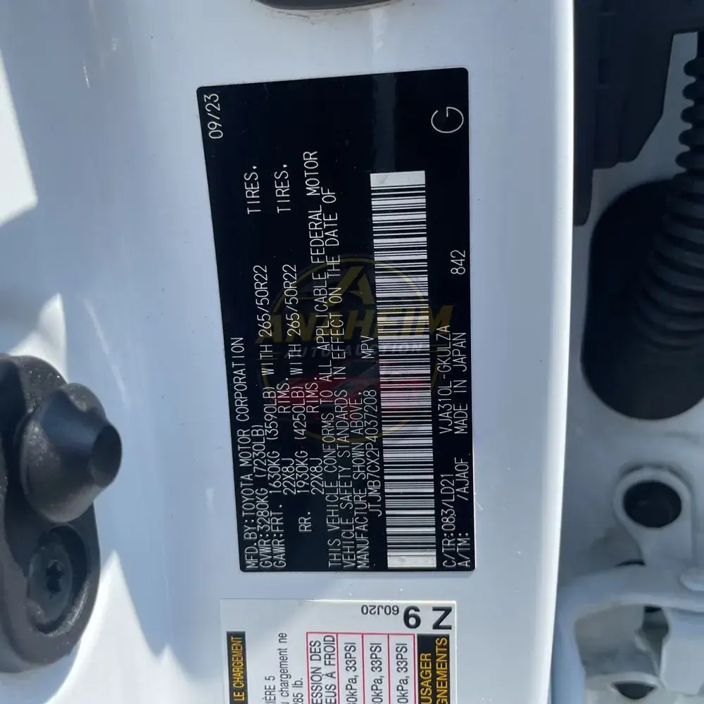 2023 Lexus LX 600 F SPORT Handling