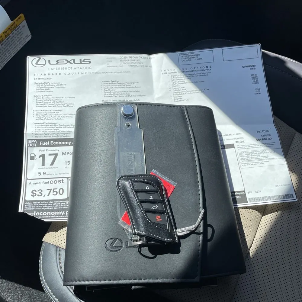 2025 Lexus GX 550 Overtrail+