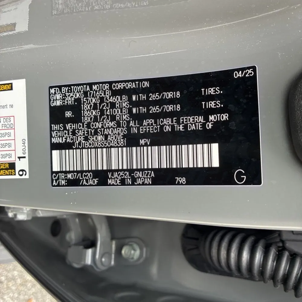 2025 Lexus GX 550 Overtrail+