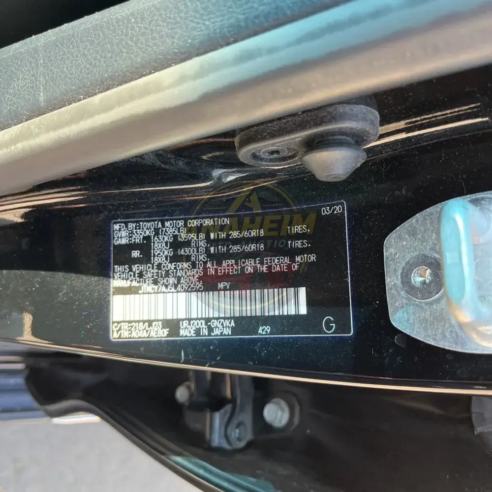 2020 Toyota Land Cruiser Base
