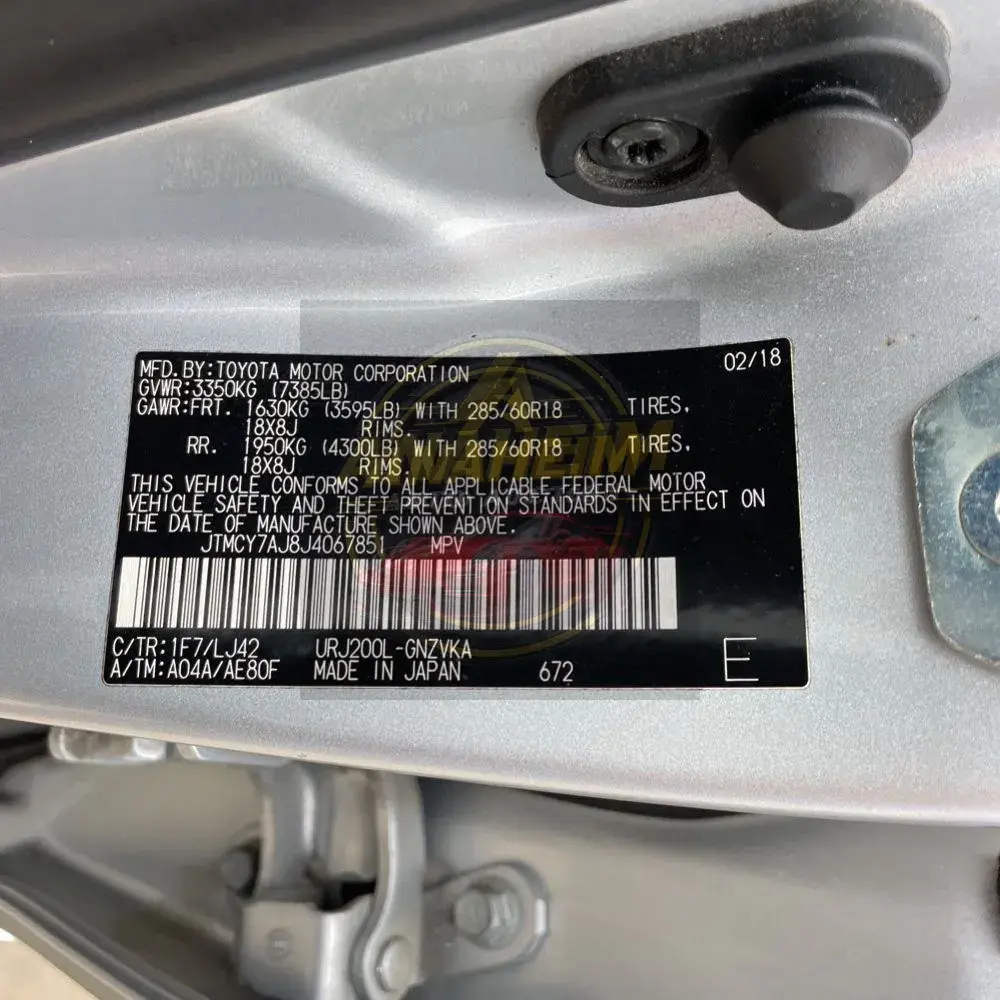 2018 Toyota Land Cruiser Base