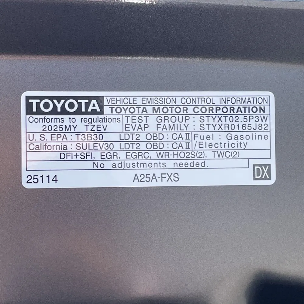 2025 Toyota RAV4 Plug-in Hybrid XSE