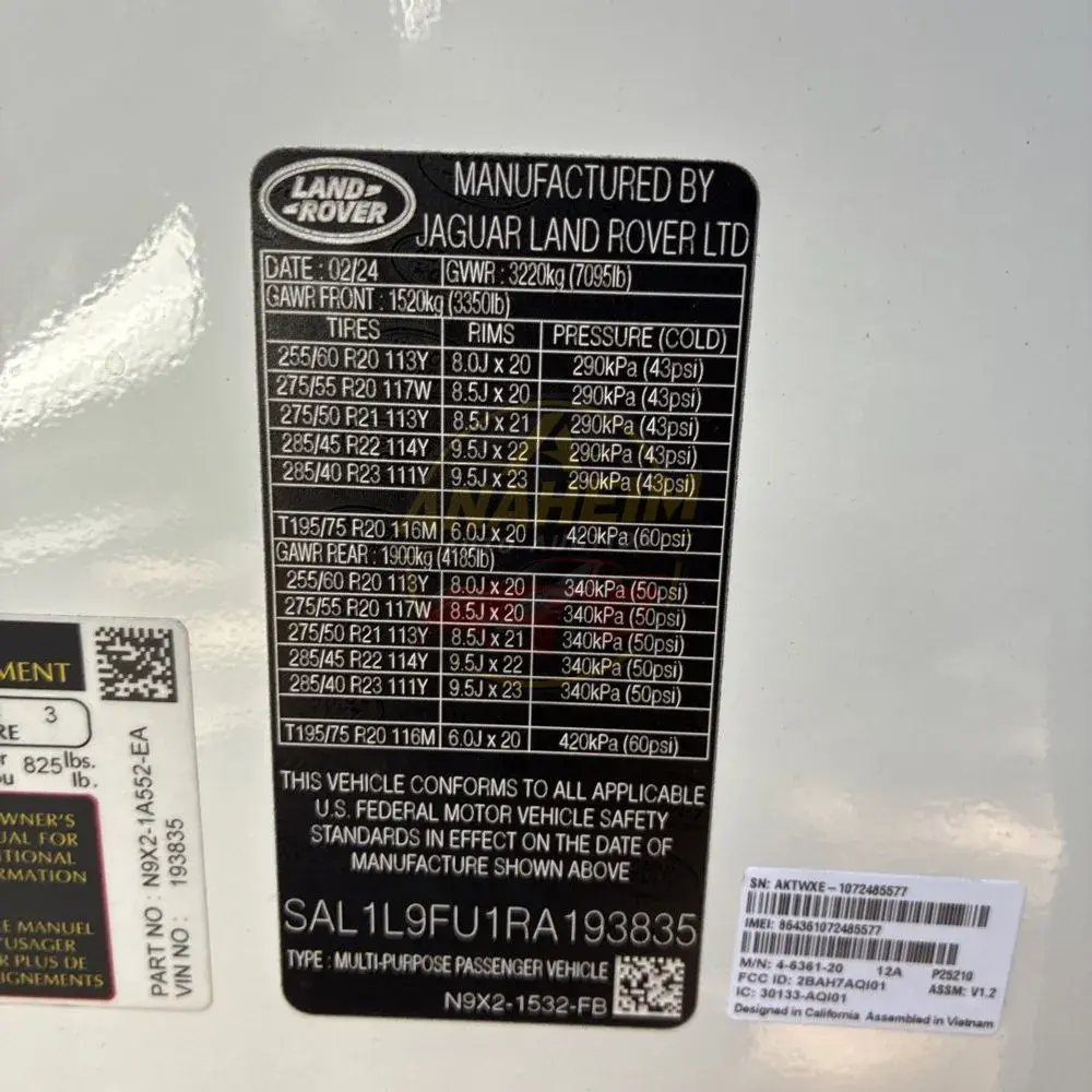 2024 Land Rover Range Rover Sport P400 Dynamic SE