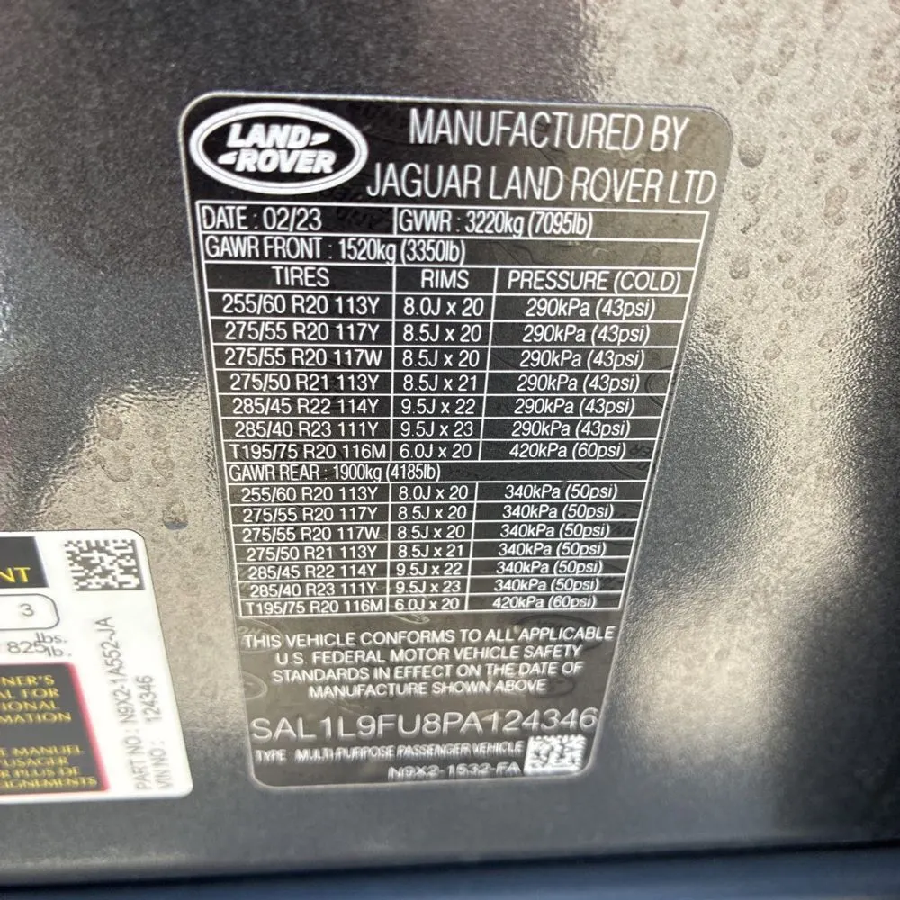 2023 Land Rover Range Rover Sport P400 Dynamic SE