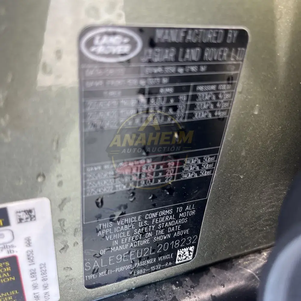 2020 Land Rover Defender 110 HSE