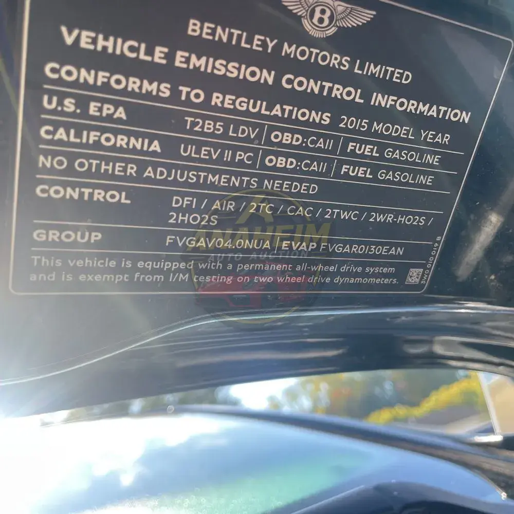 2015 Bentley Continental GT