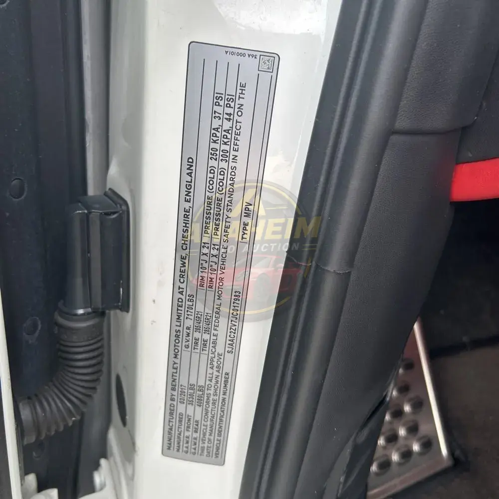 2018 Bentley Bentayga Base