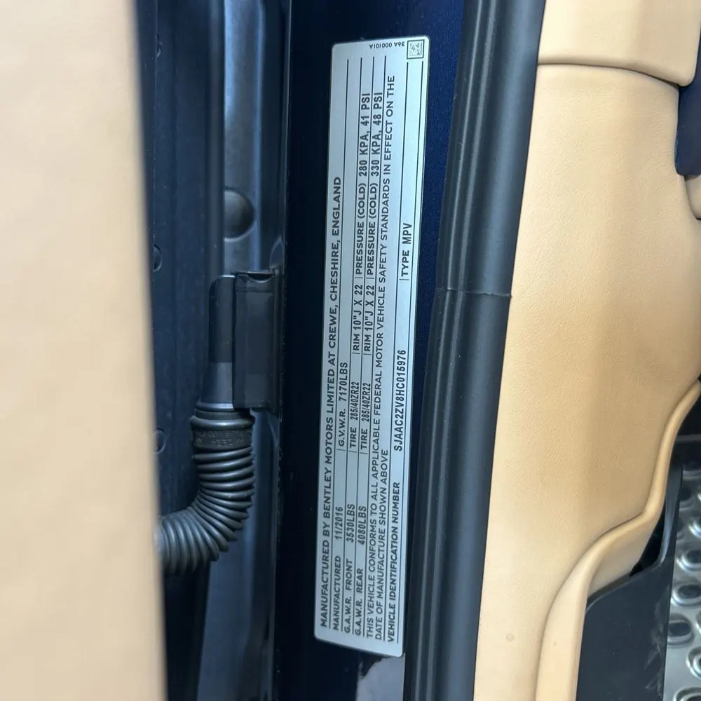 2017 Bentley Bentayga Base