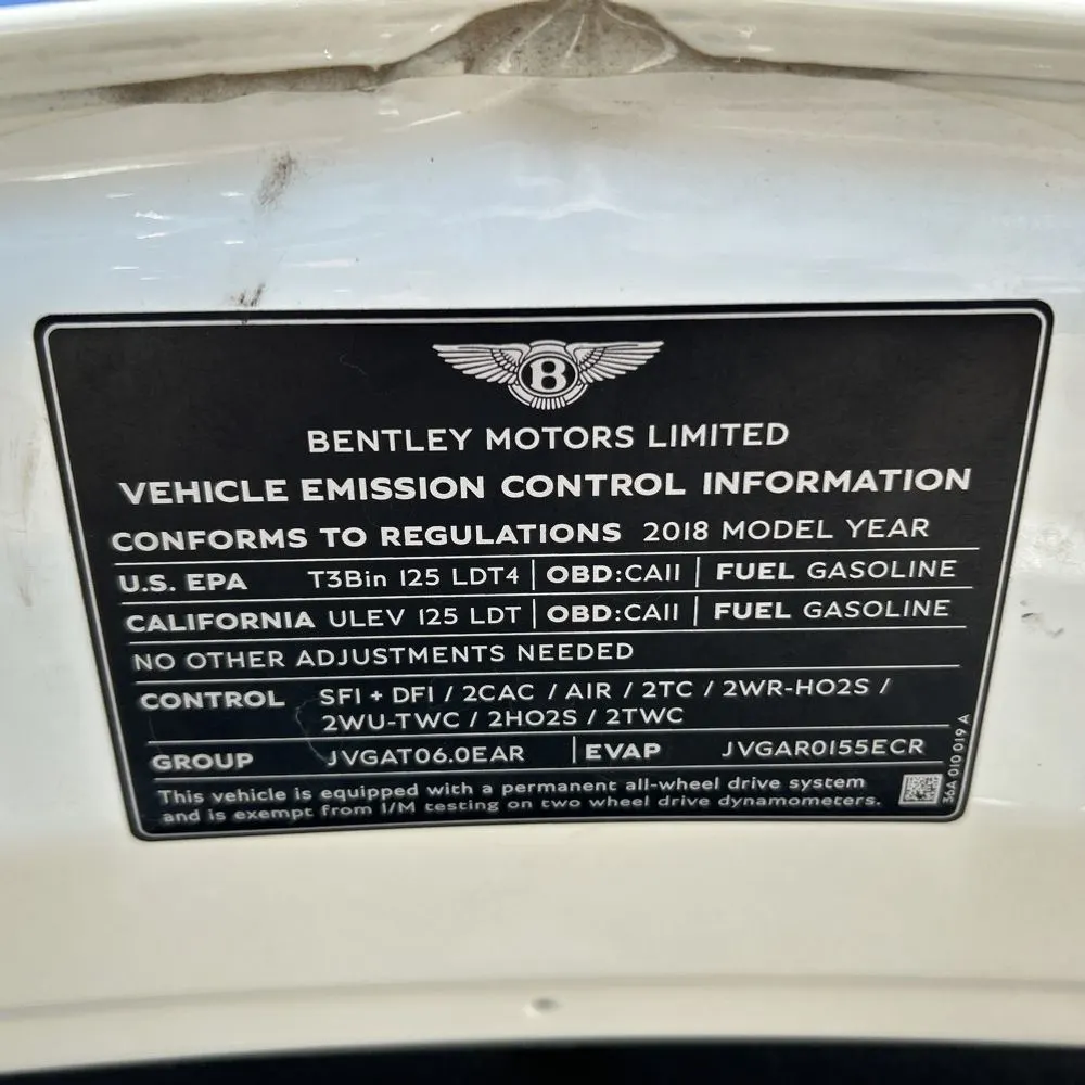 2018 Bentley Bentayga Base
