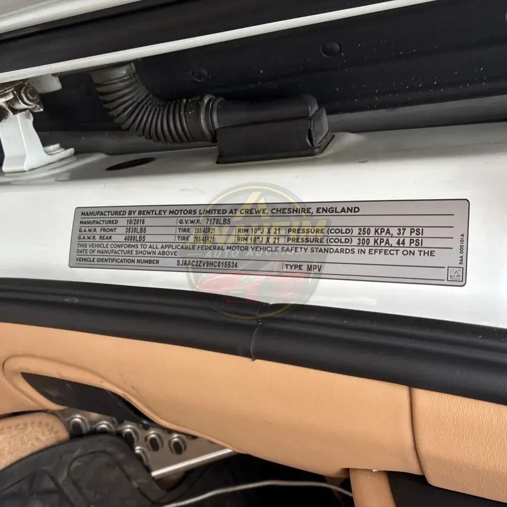 2017 Bentley Bentayga Base