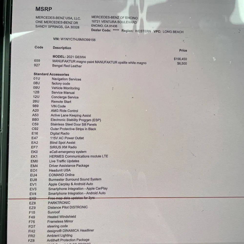 2021 Mercedes-Benz G-Class AMG G 63