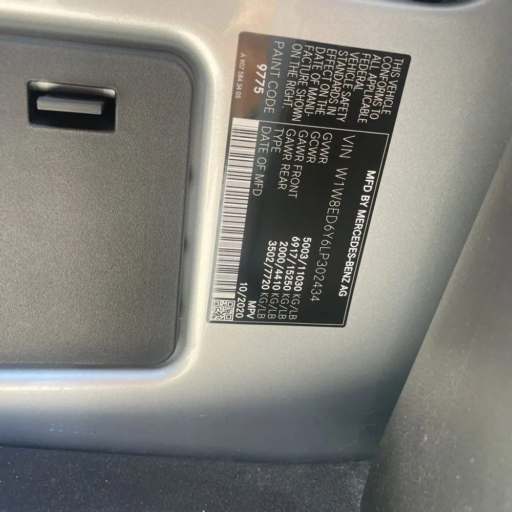 2020 Mercedes-Benz Sprinter 3500XD