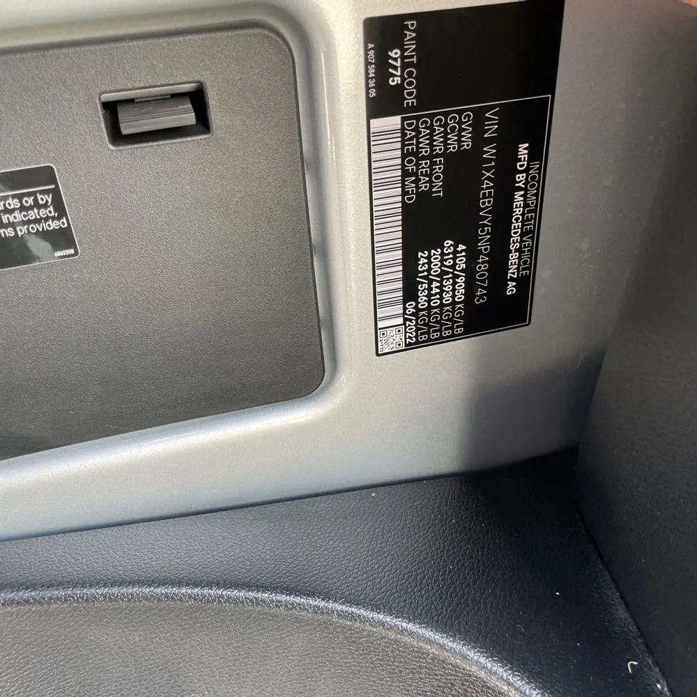 2022 Mercedes-Benz Sprinter 2500