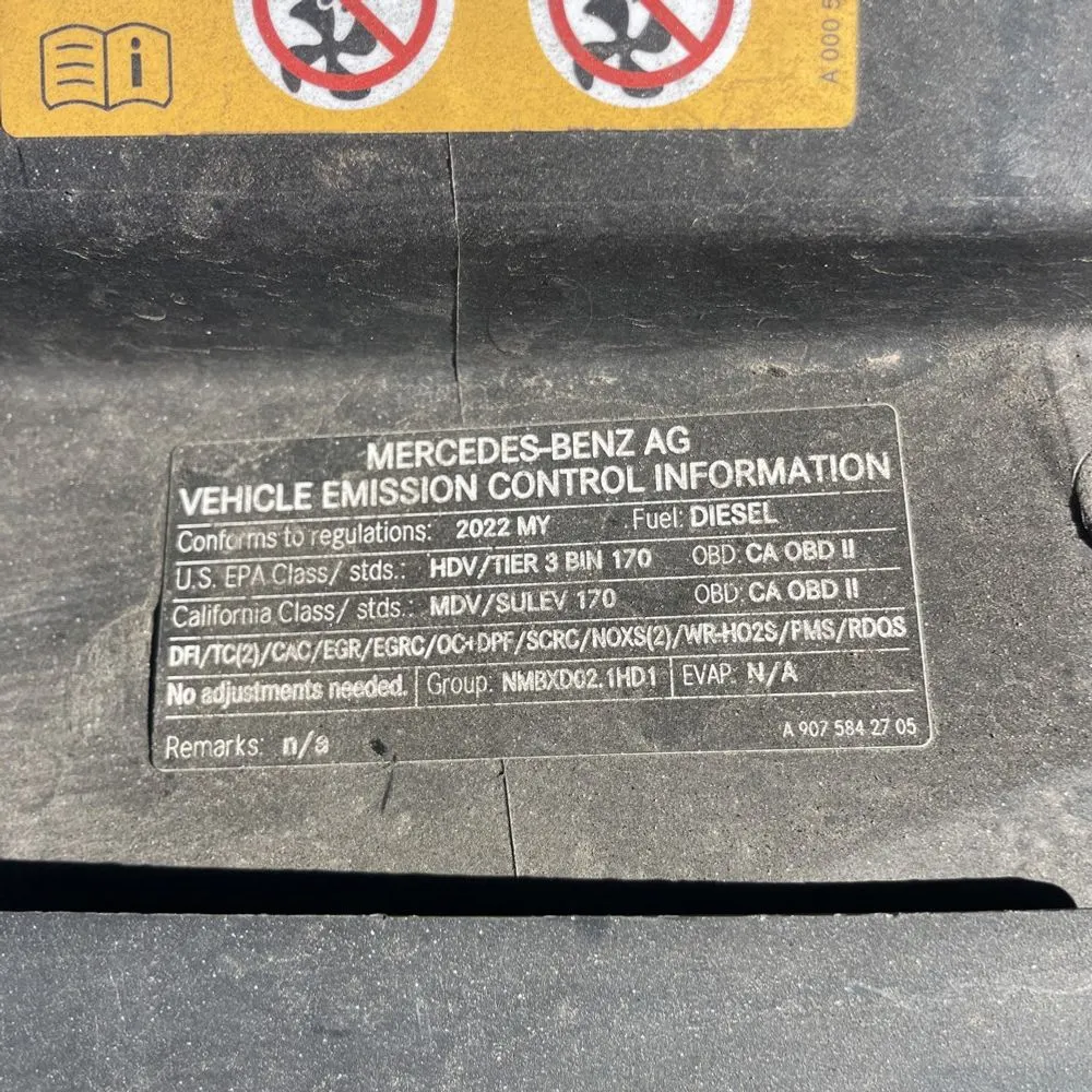 2022 Mercedes-Benz Sprinter 2500