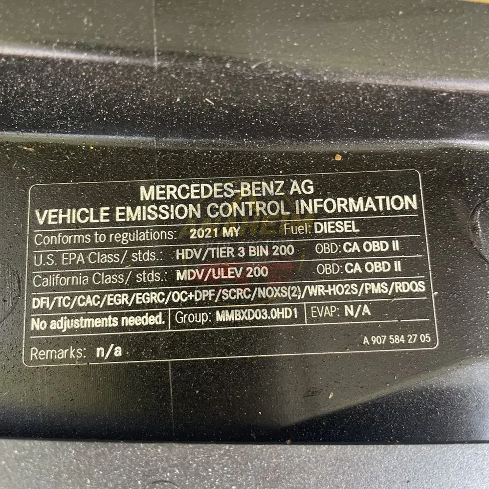2021 Mercedes-Benz Sprinter 2500