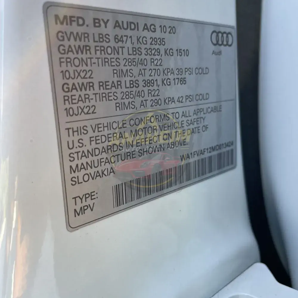 2021 Audi Q8 Prestige