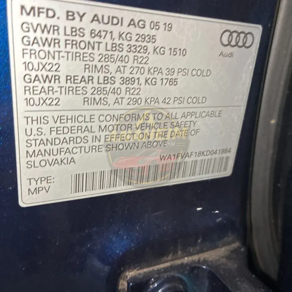 2019 Audi Q8 Prestige