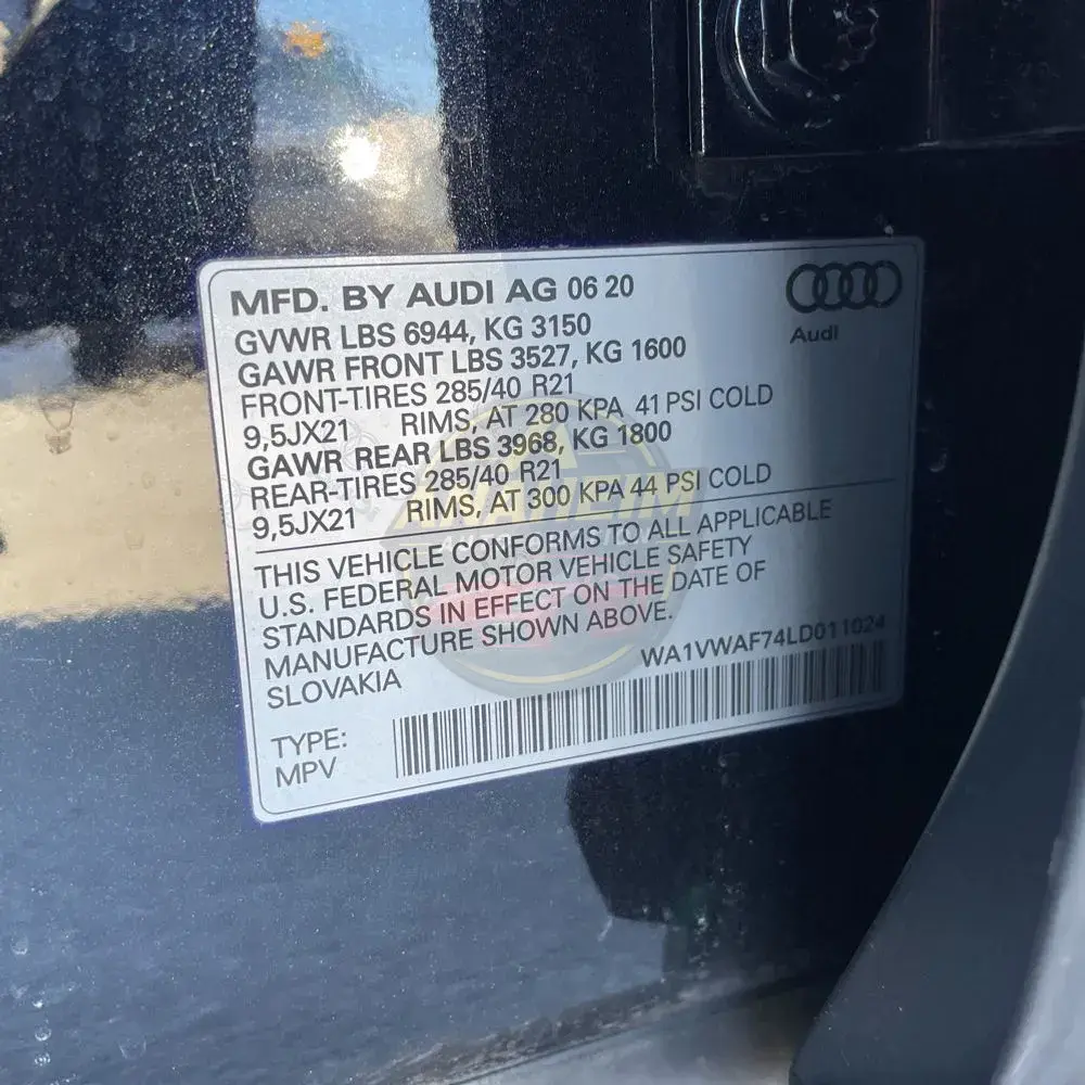 2020 Audi SQ7 Prestige