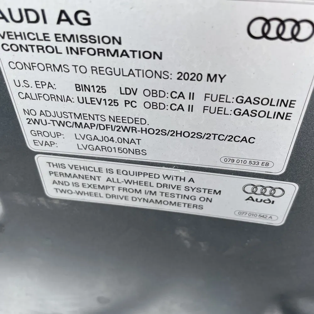 2020 Audi S8