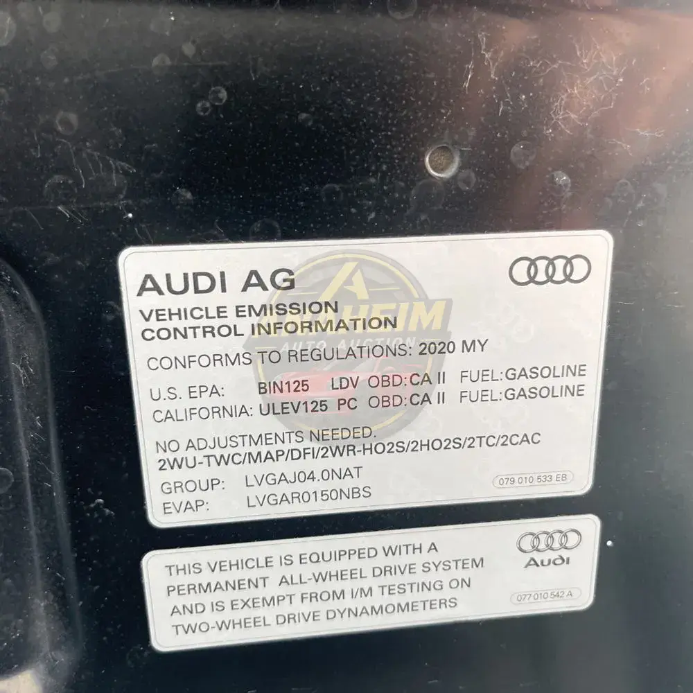 2020 Audi S8