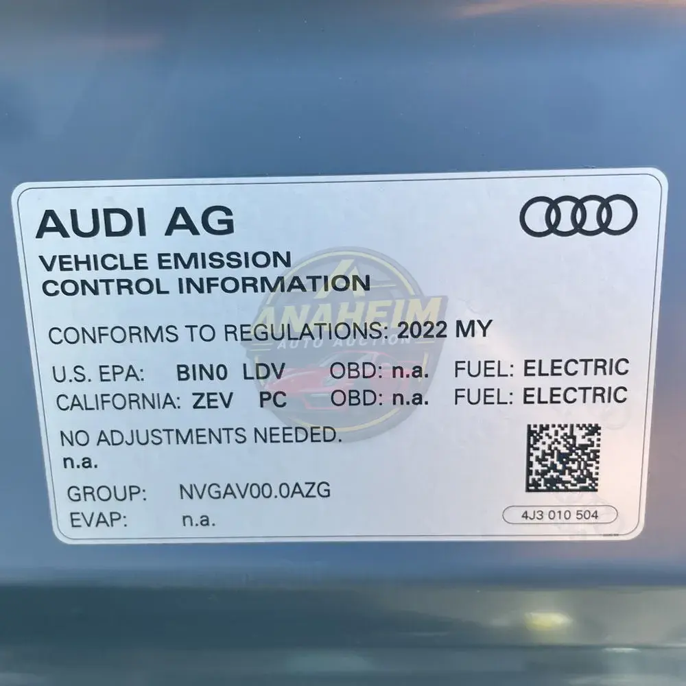 2022 Audi e-tron GT Prestige
