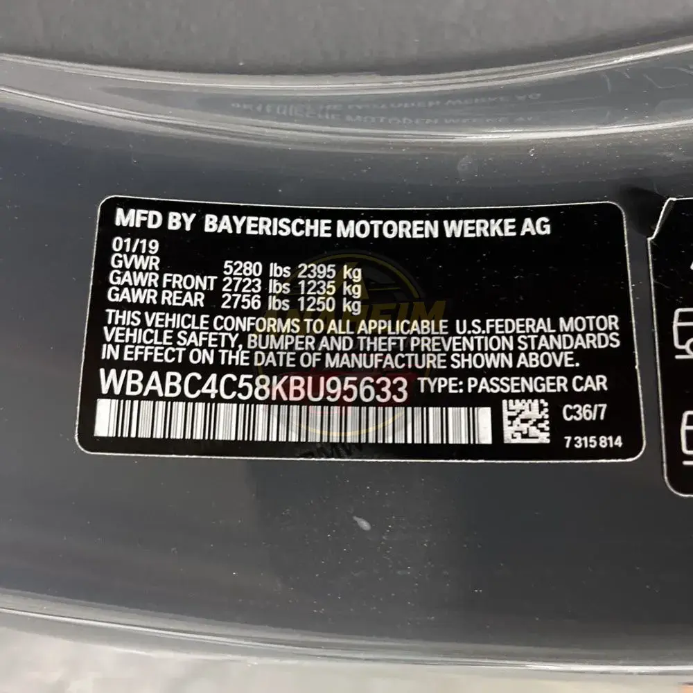 2019 BMW 8-Series M850xi