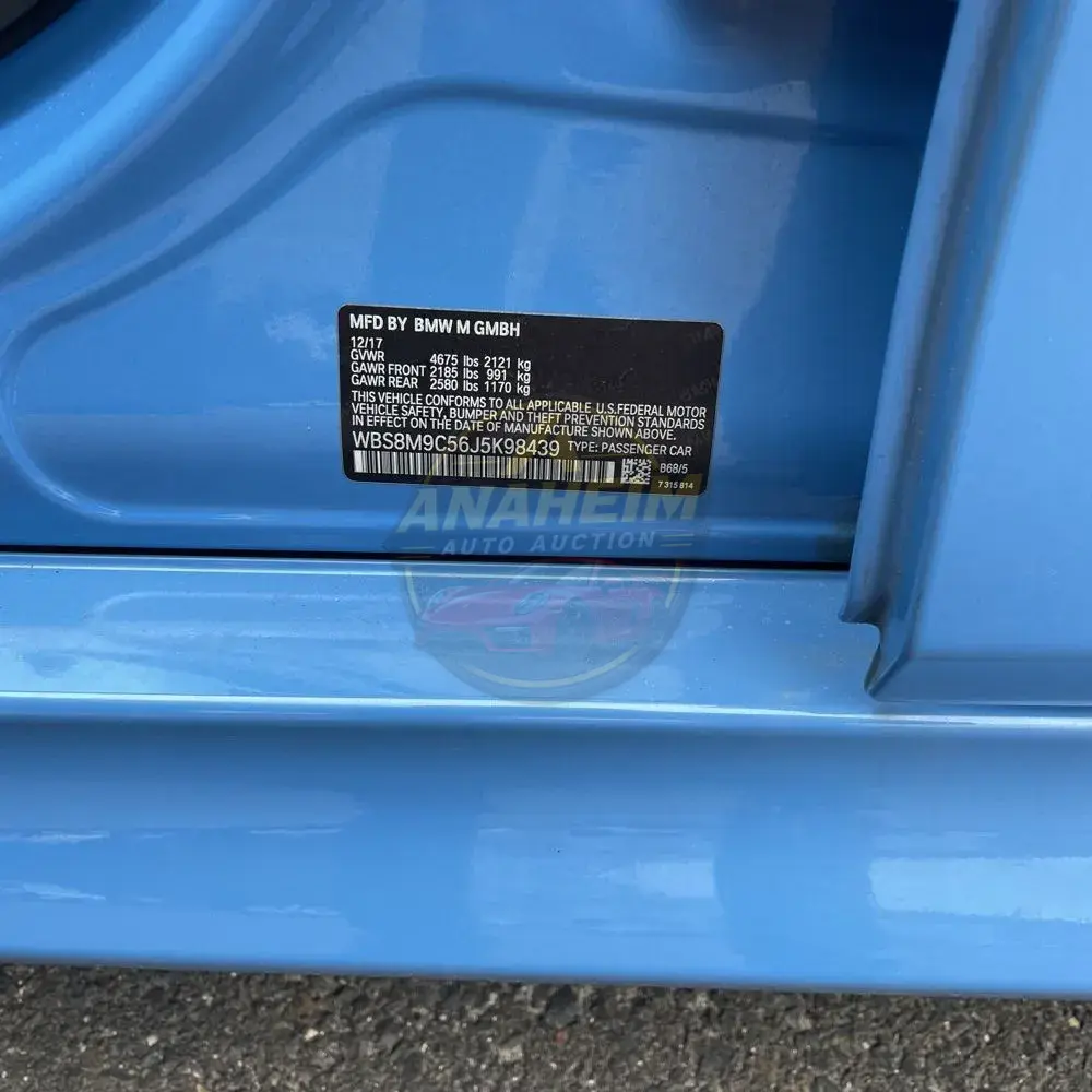 2018 BMW M3 Base