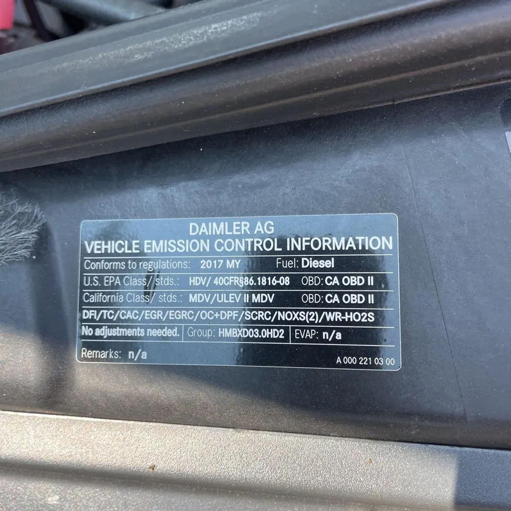 2017 Mercedes-Benz Sprinter 3500XD