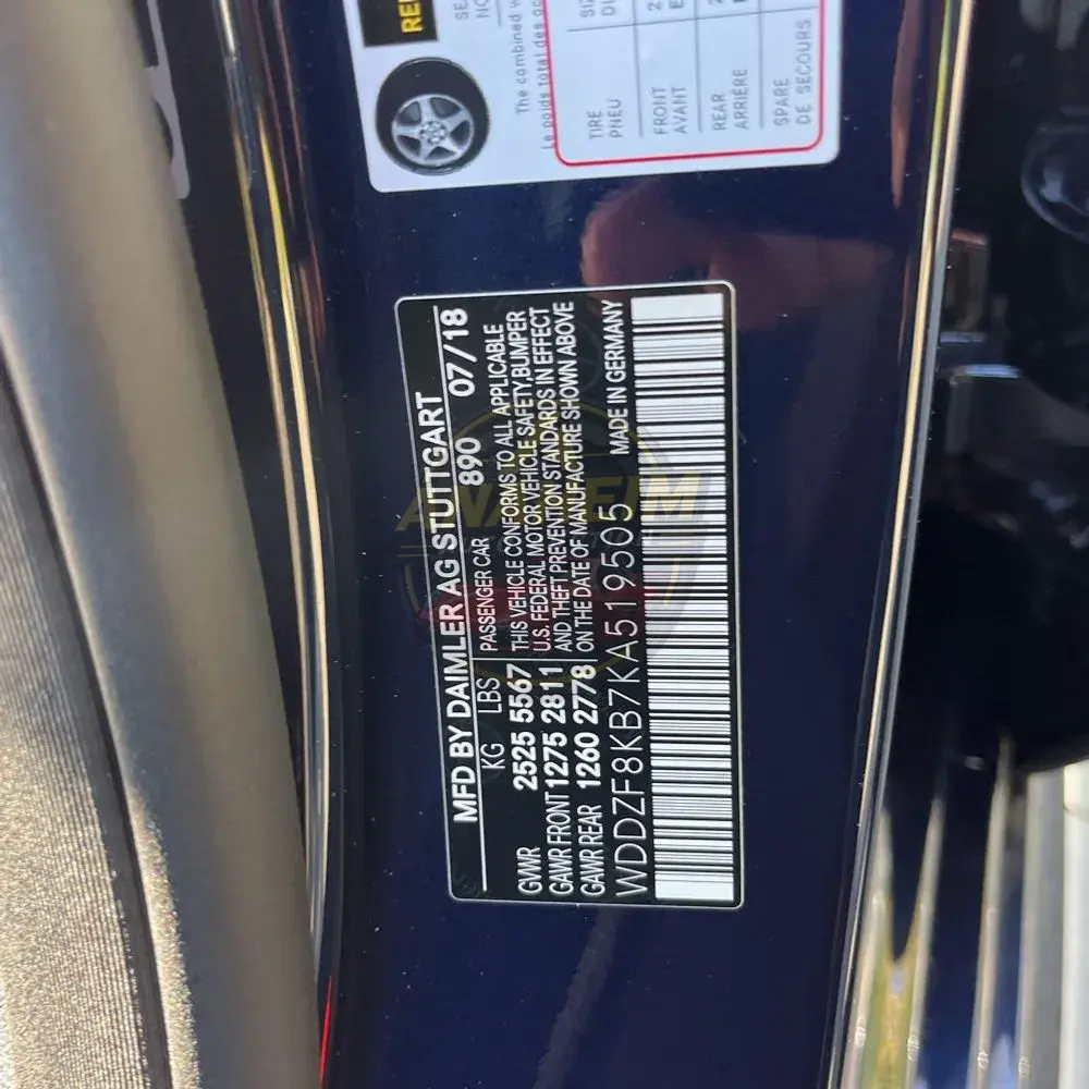 2019 Mercedes-Benz E-Class AMG E 63 S