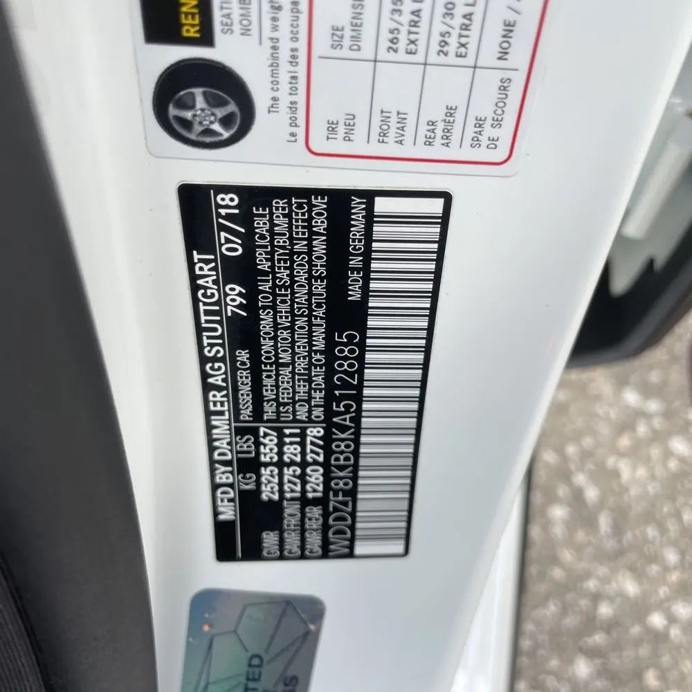 2019 Mercedes-Benz E-Class AMG E 63 S
