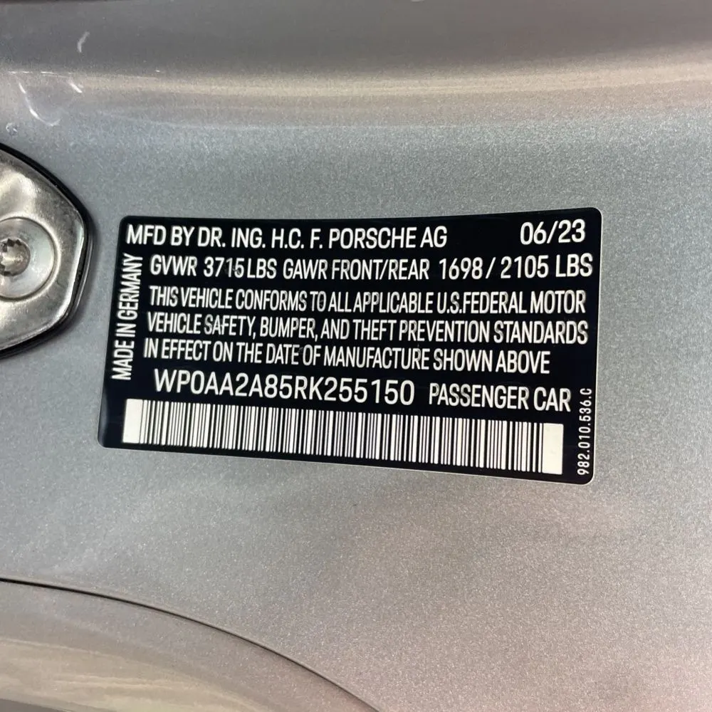 2024 Porsche 718 Cayman Base