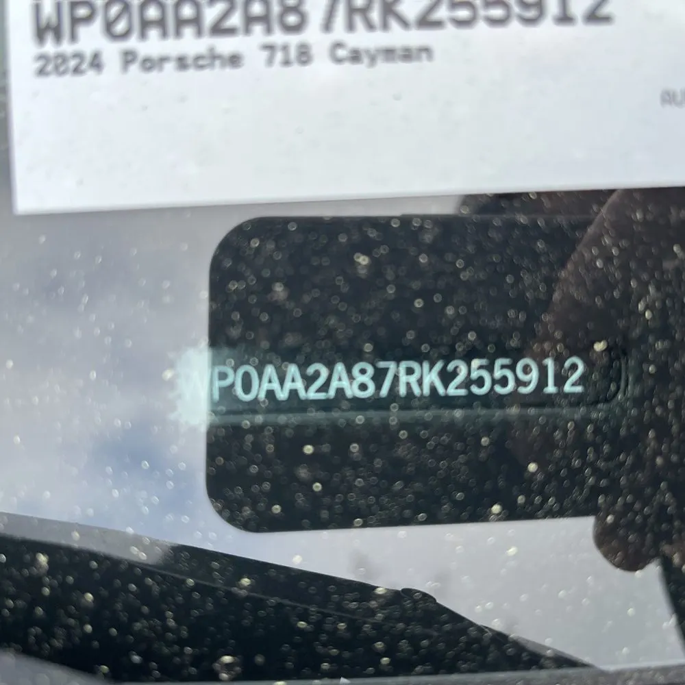 2024 Porsche 718 Cayman Base