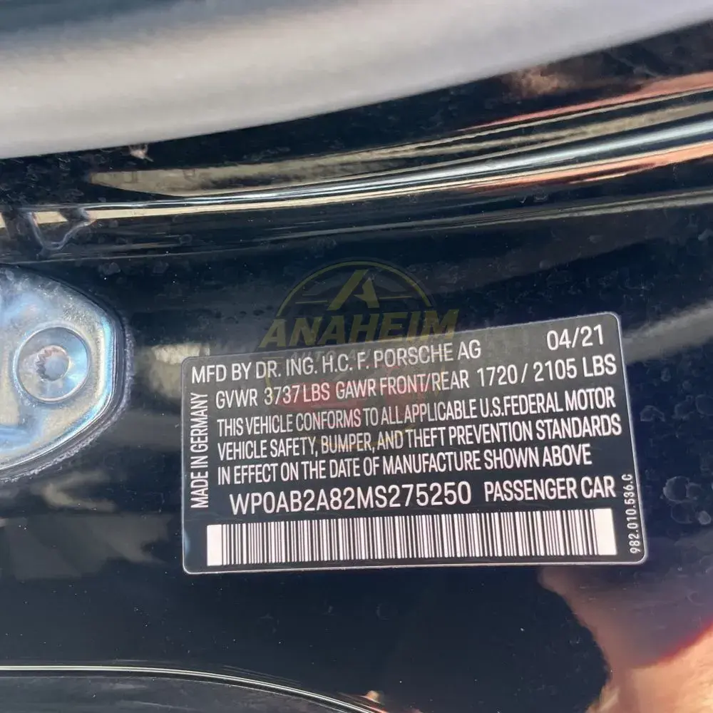 2021 Porsche 718 Cayman S