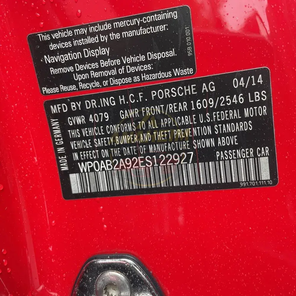 2014 Porsche 911 Carrera S