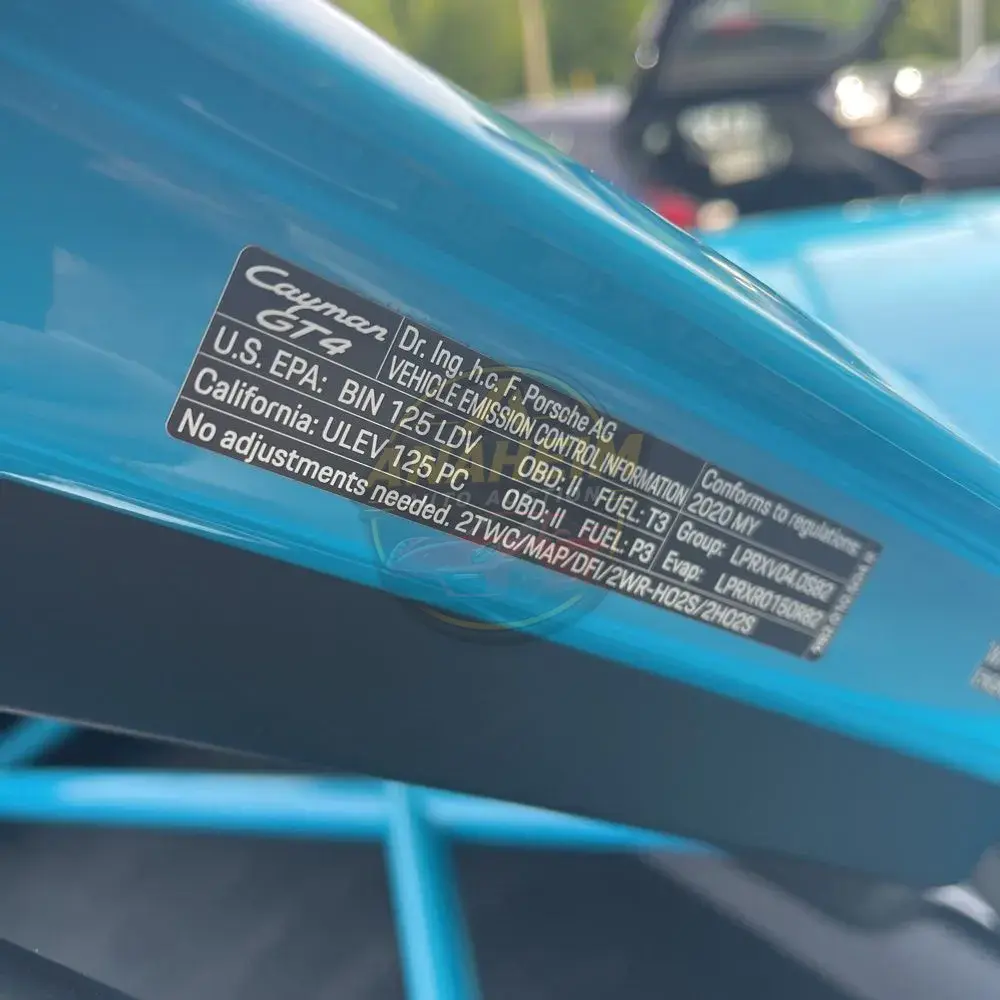 2020 Porsche 718 Cayman GT4