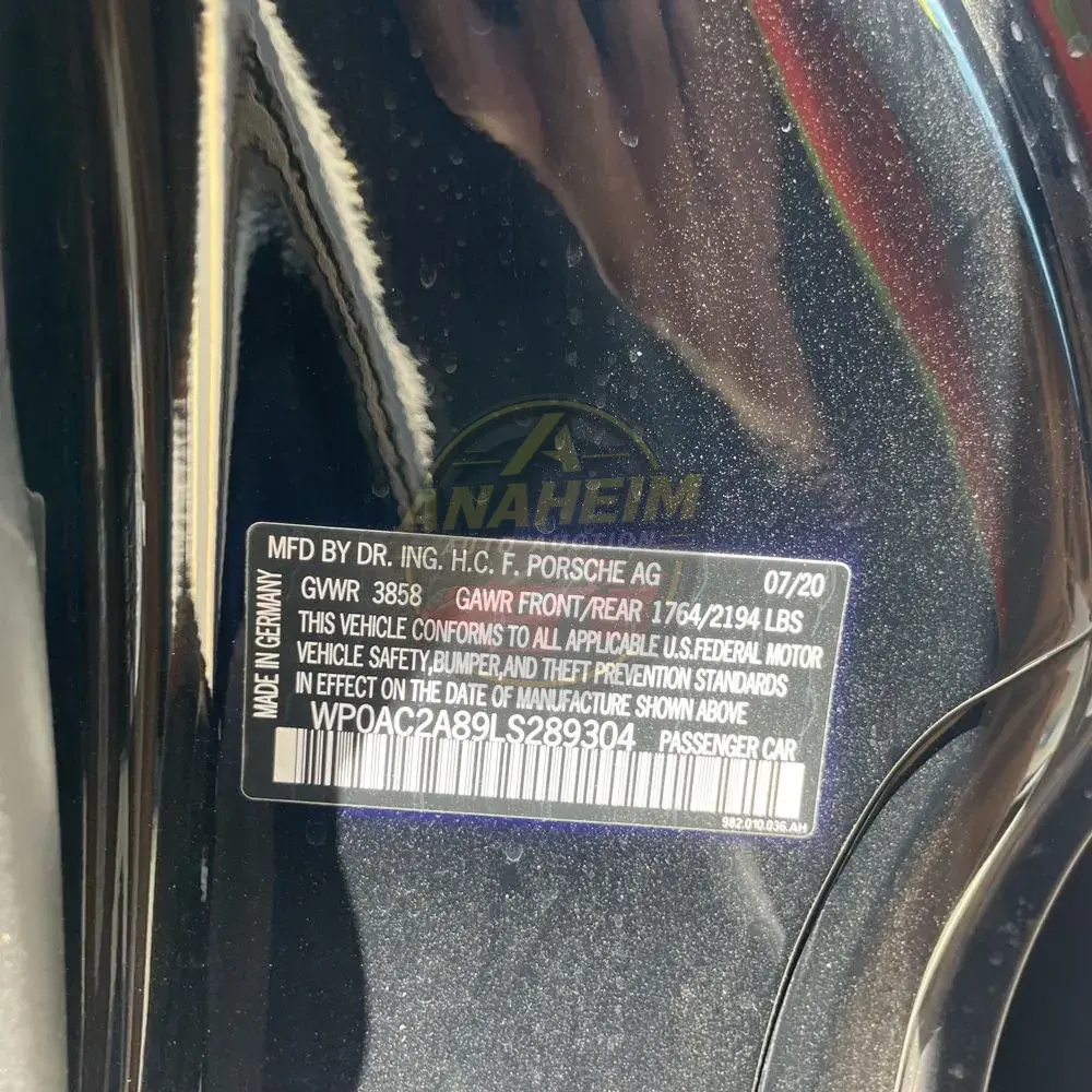 2020 Porsche 718 Cayman GT4