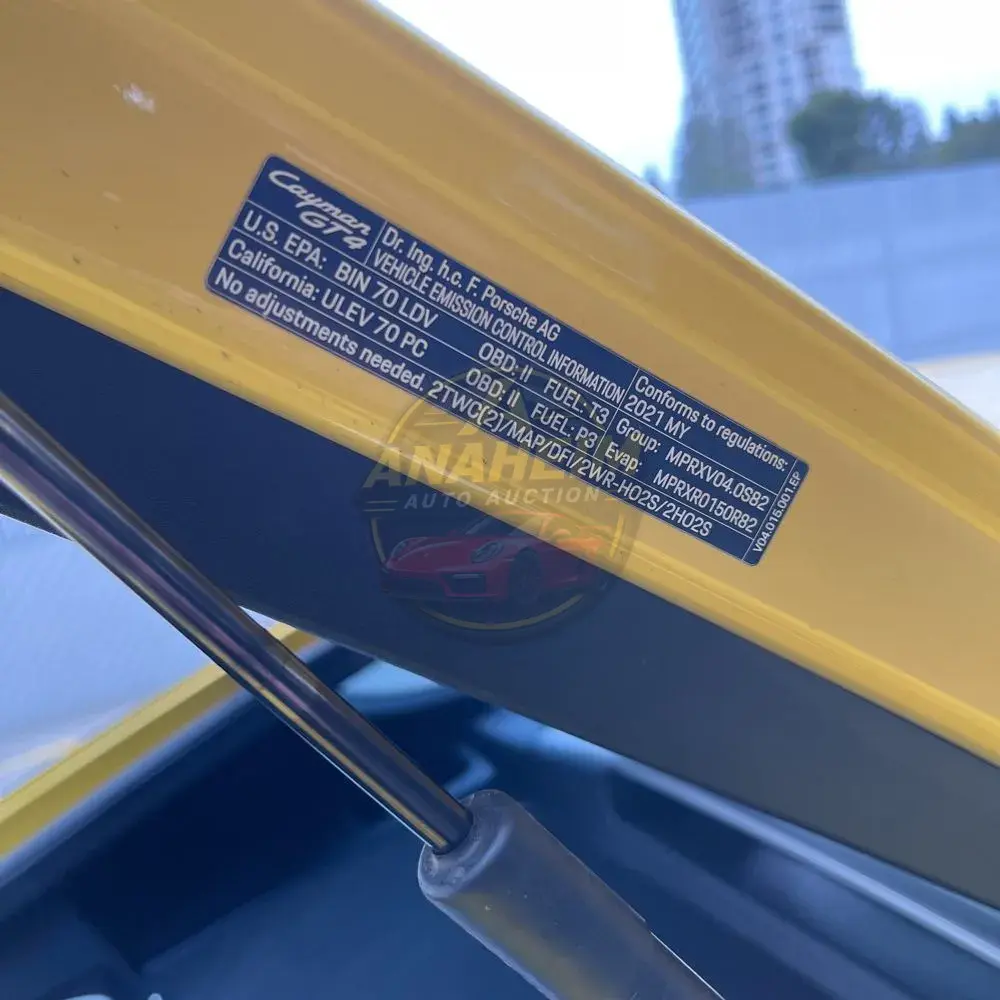 2021 Porsche 718 Cayman GT4