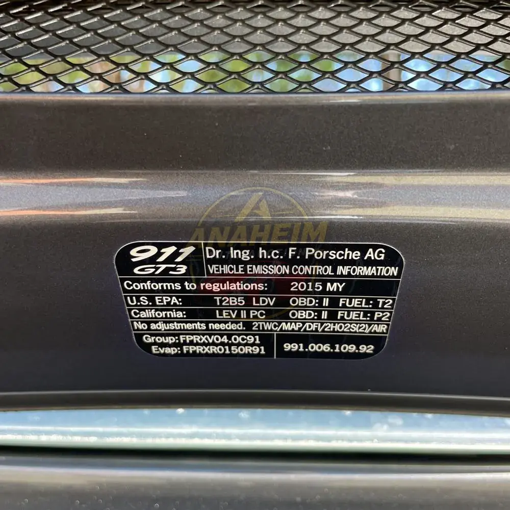 2015 Porsche 911 GT3