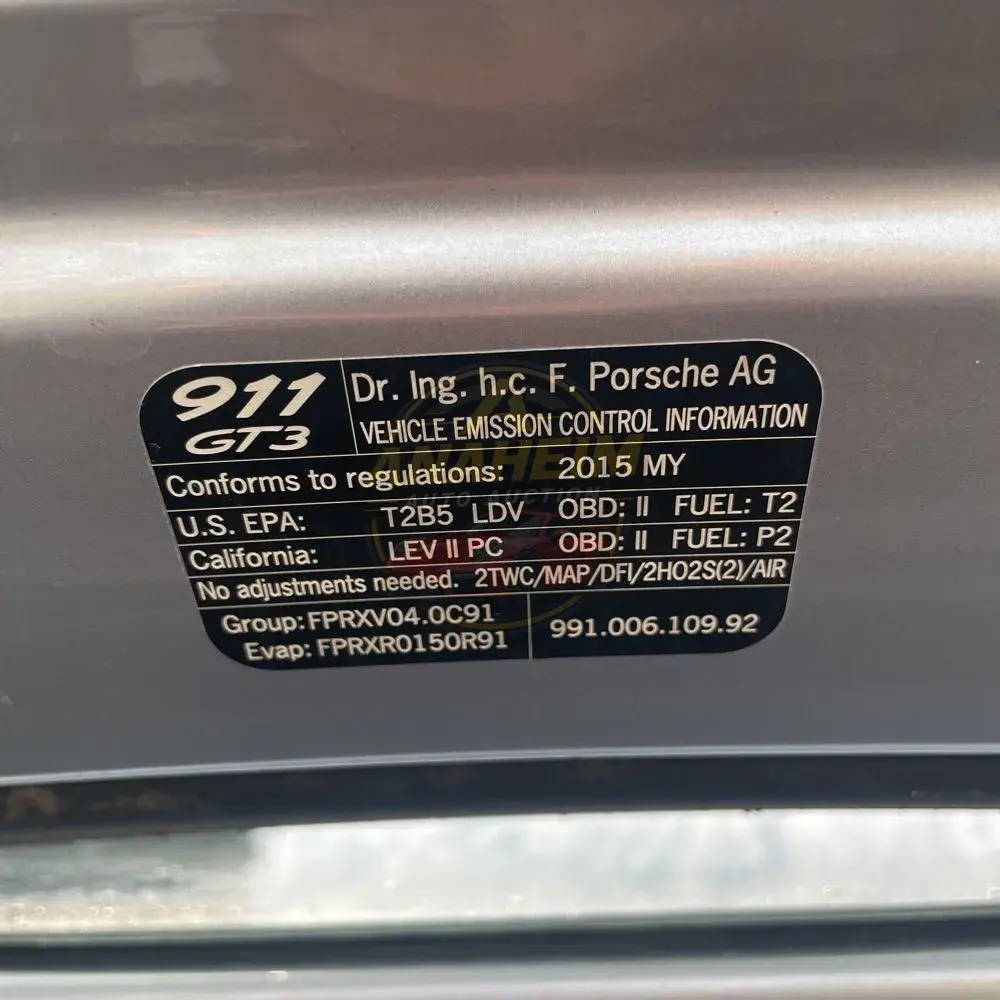 2015 Porsche 911 GT3