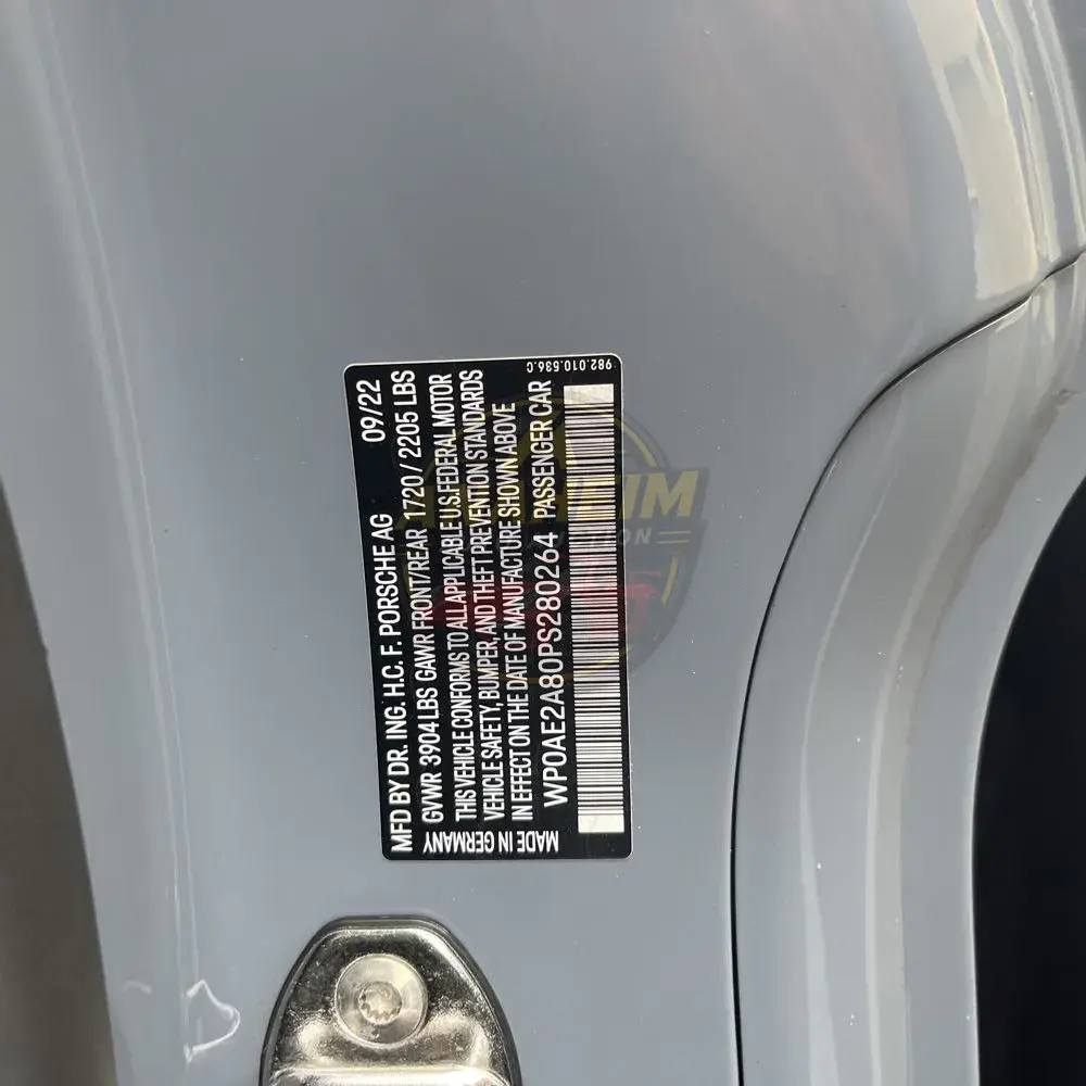2023 Porsche 718 Cayman GT4 RS