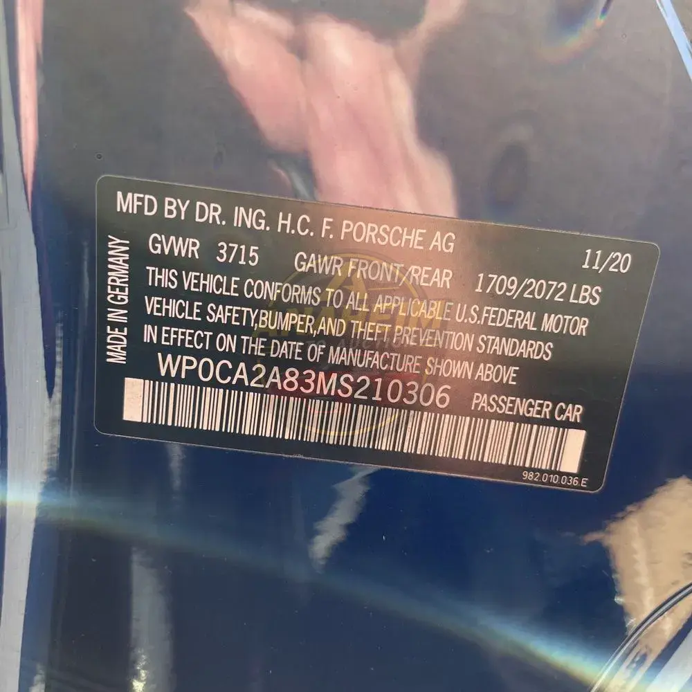2021 Porsche 718 Boxster Base