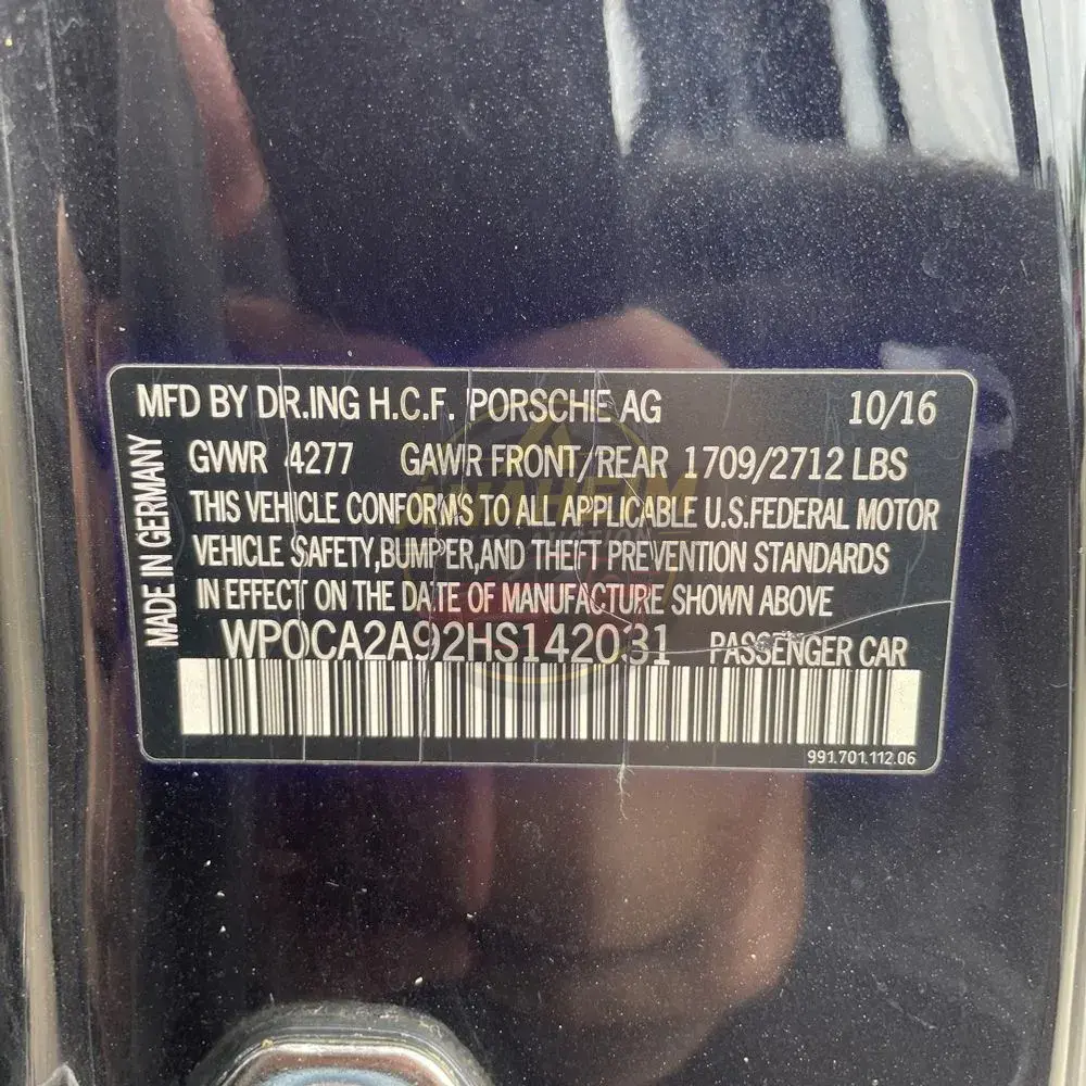 2017 Porsche 911 Carrera