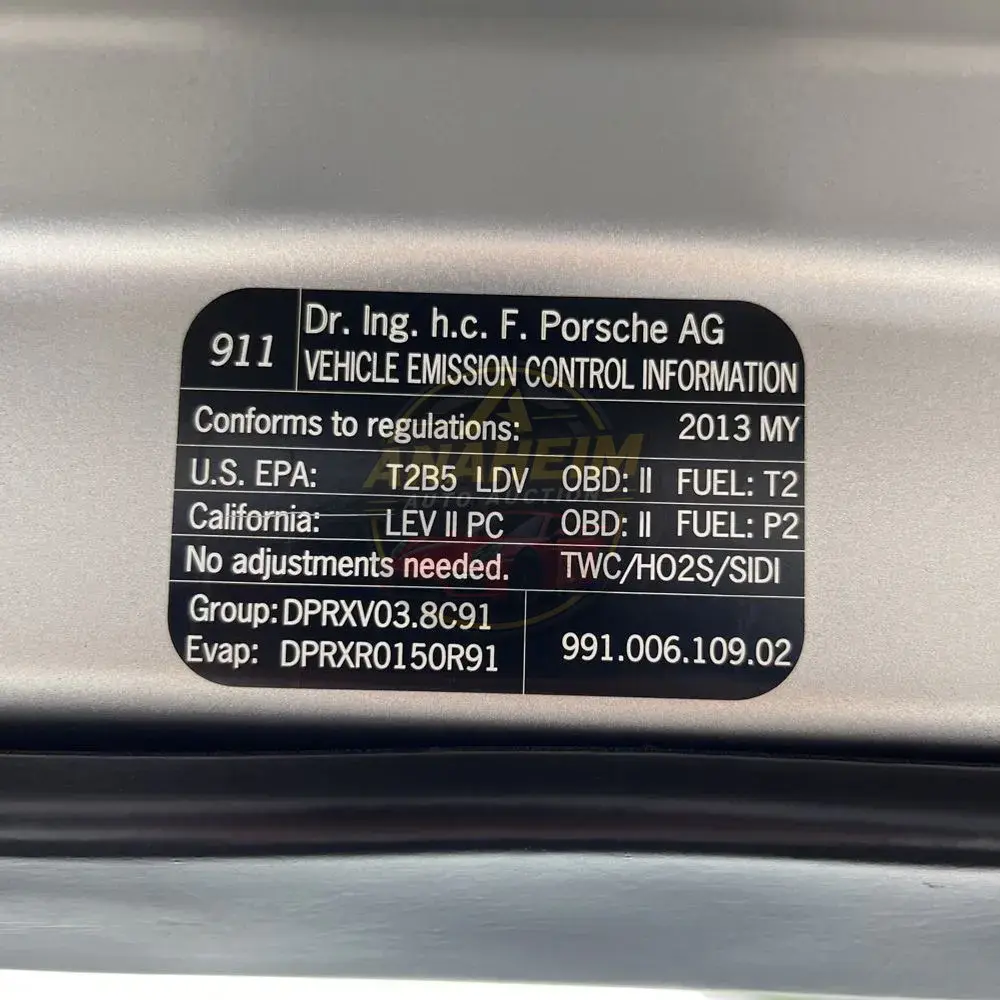2013 Porsche 911 Carrera