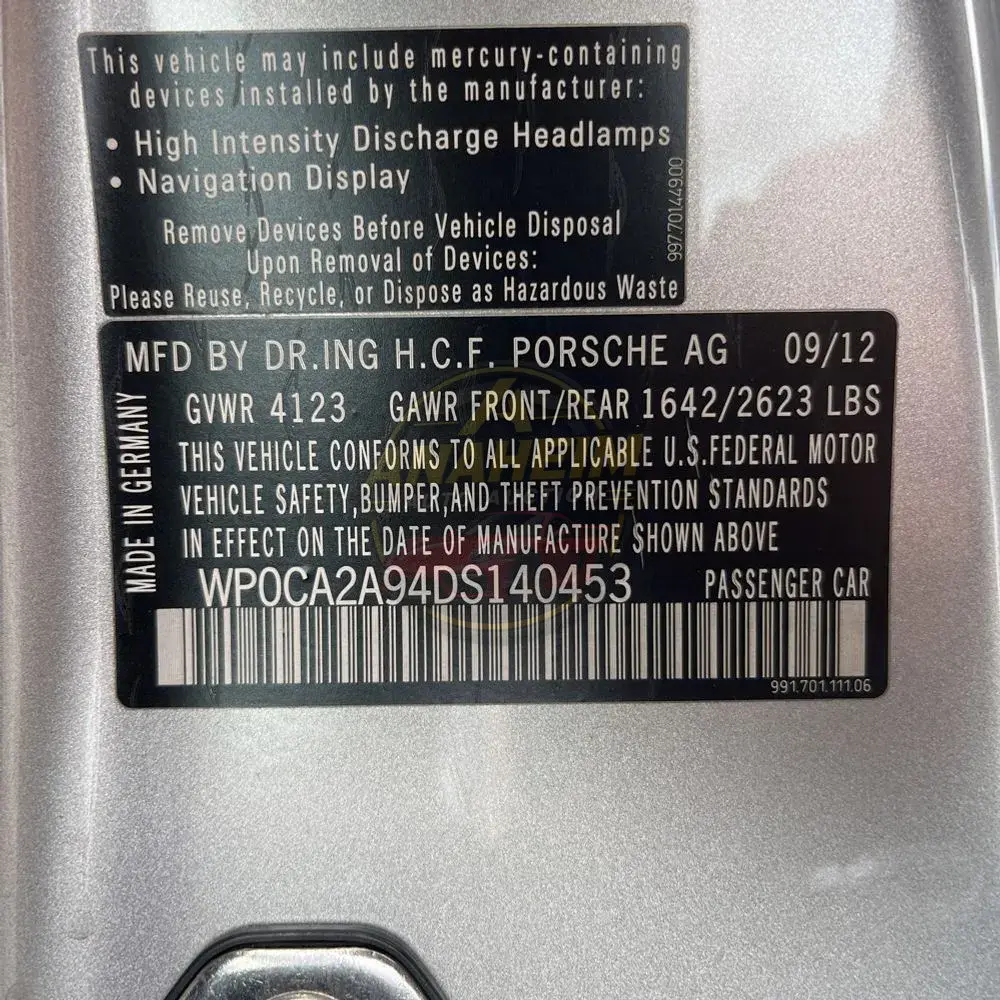 2013 Porsche 911 Carrera
