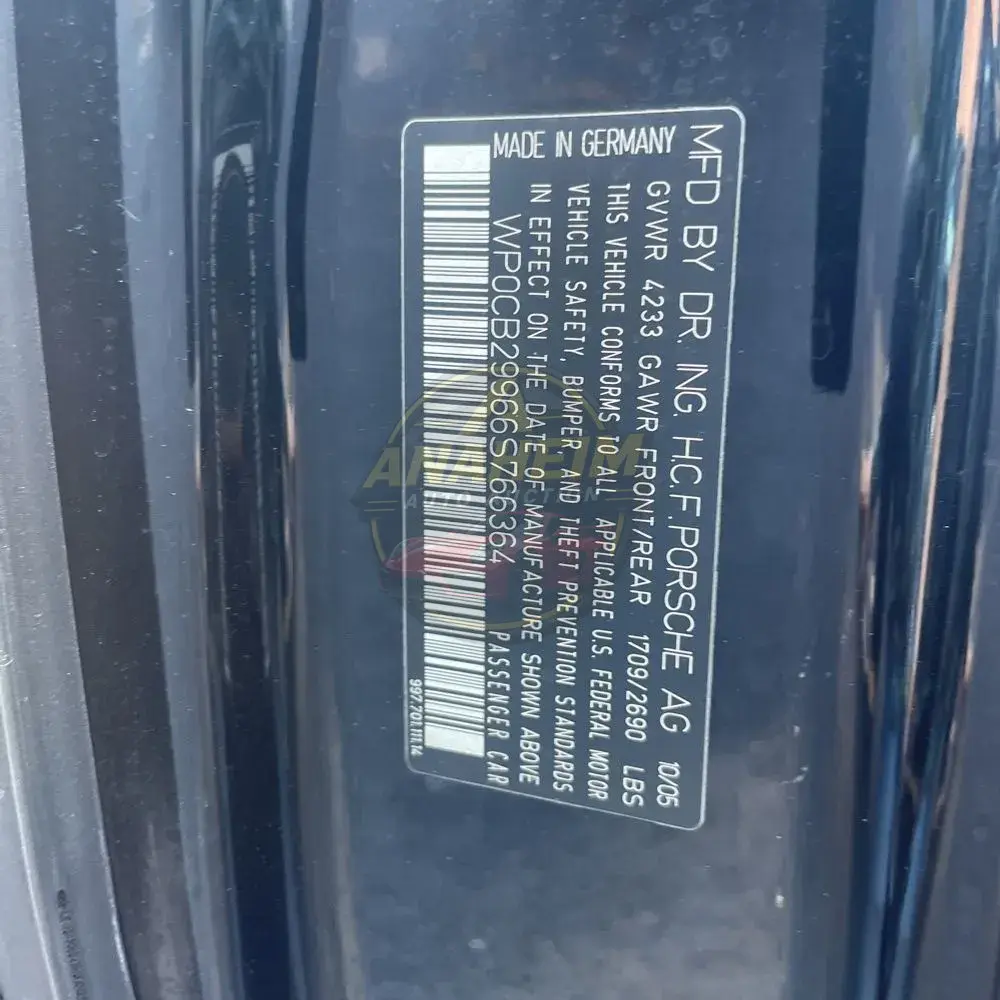 2006 Porsche 911 Carrera S
