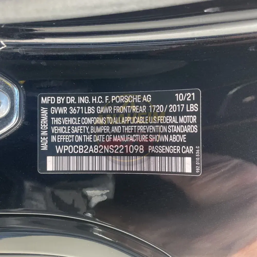 2022 Porsche 718 Boxster S