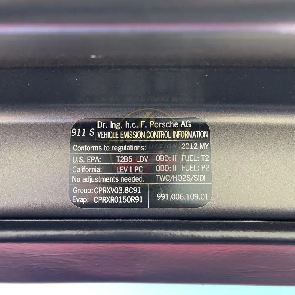 2012 Porsche 911 Carrera S