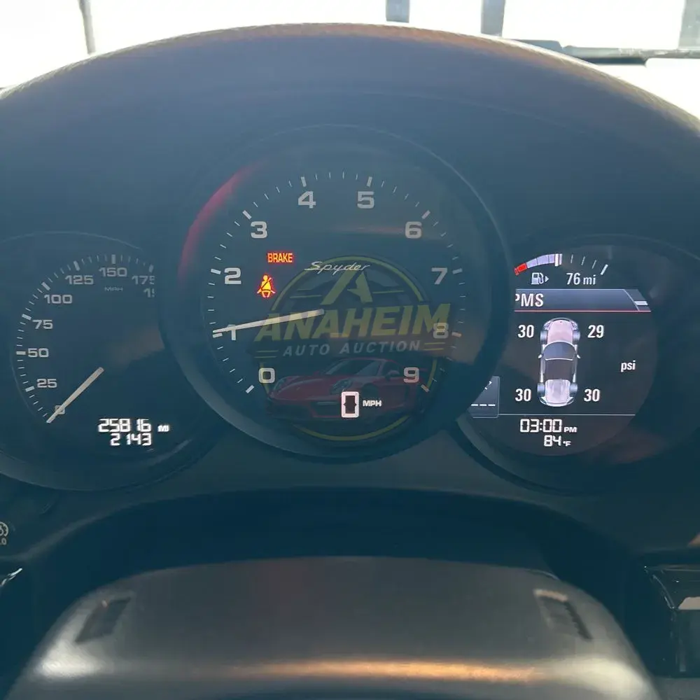 2016 Porsche Boxster Spyder