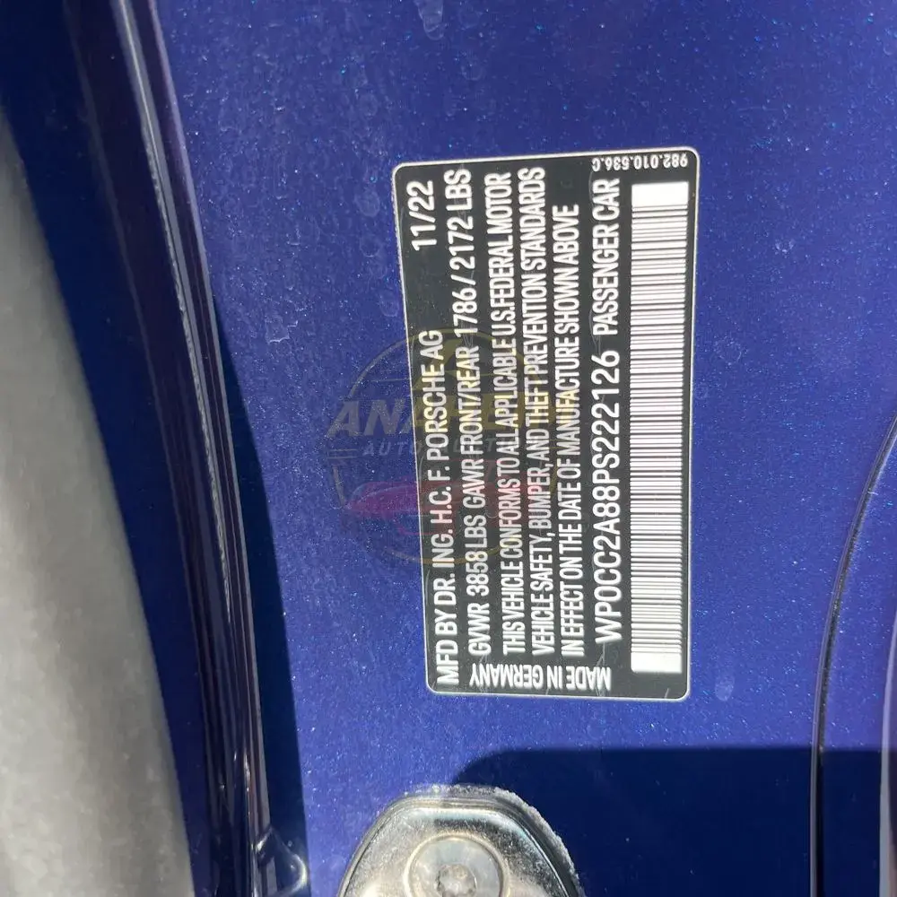 2023 Porsche 718 Boxster Spyder